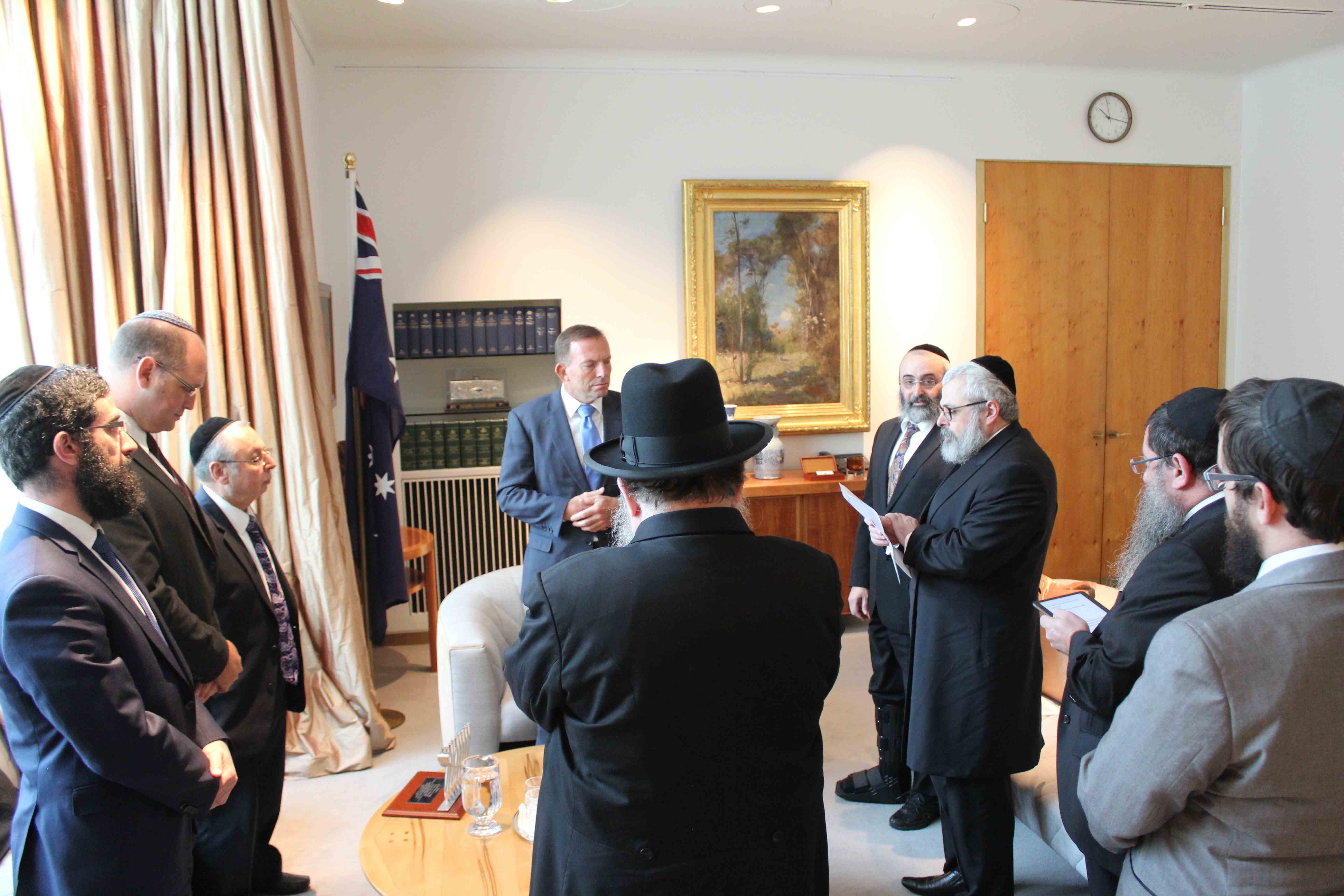 Rabbis Praying with PM copy.jpg